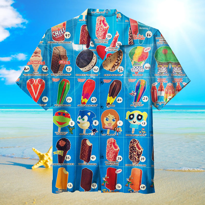 Oh, those old summers, those old ice creams Unisex Hawaiian Shirt