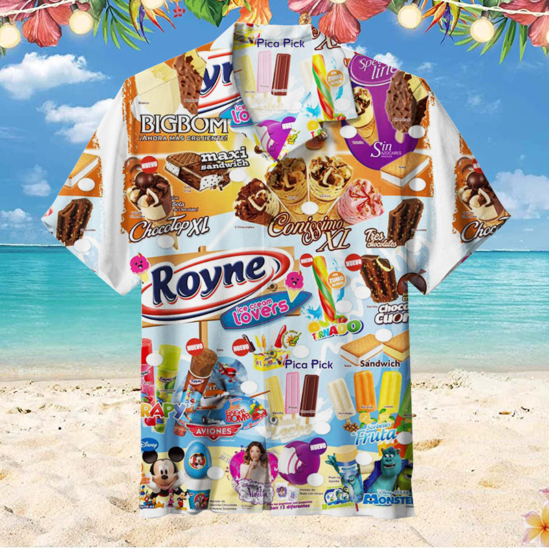 Oh, those old summers, those old ice creams Unisex Hawaiian Shirt