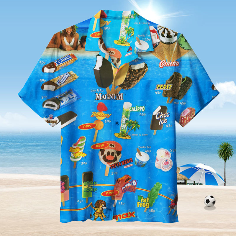 Oh, those old summers, those old ice creams |Unisex Hawaiian Shirt