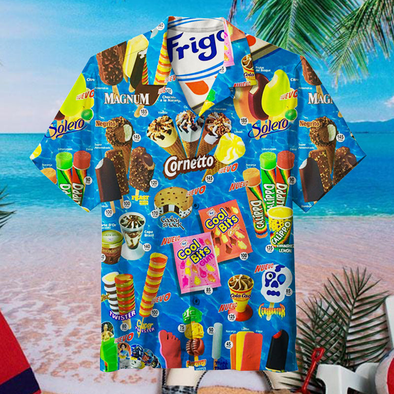 Oh, those old summers, those old ice creams Unisex Hawaiian Shirt