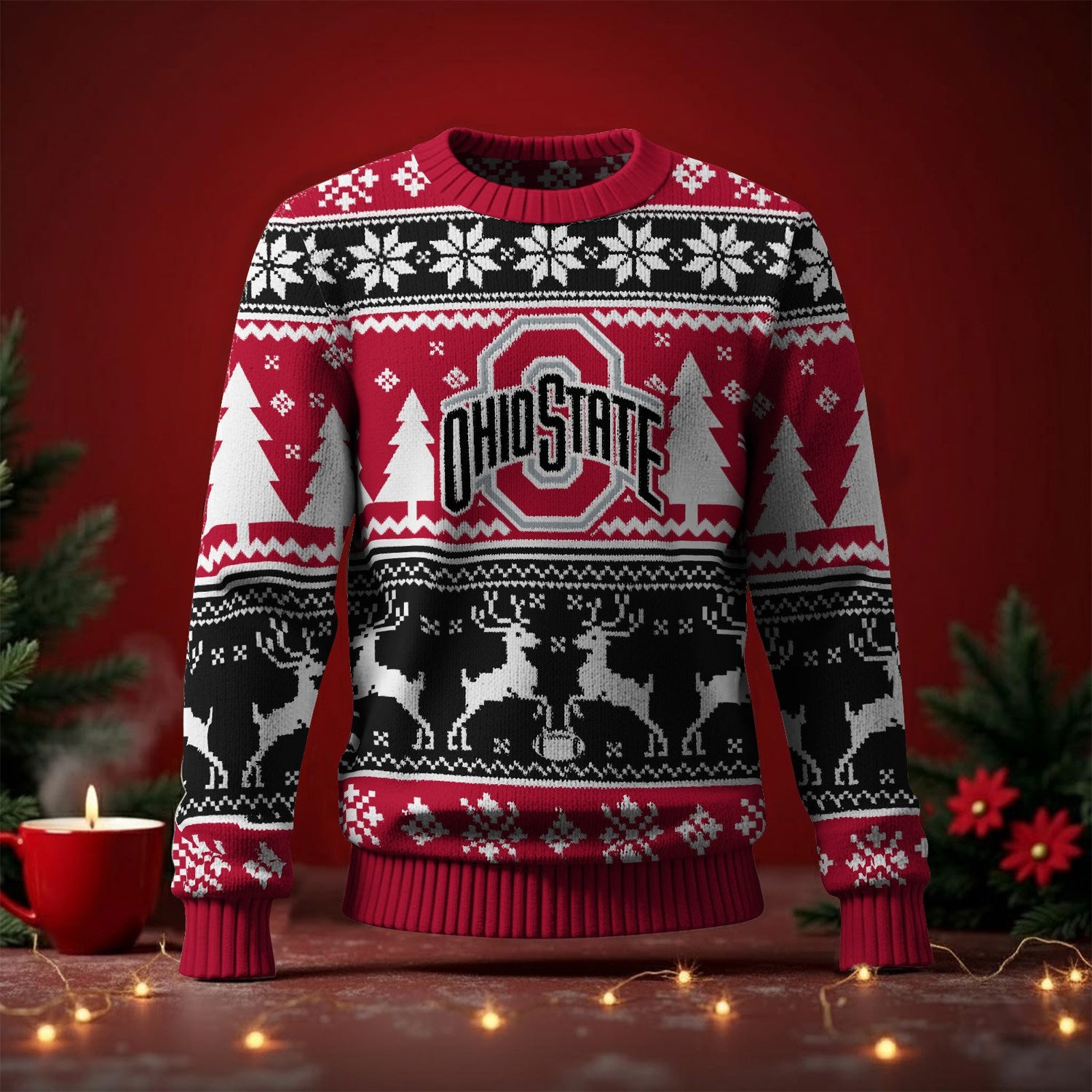 Ohio State Buckeyes Ugly Sweater