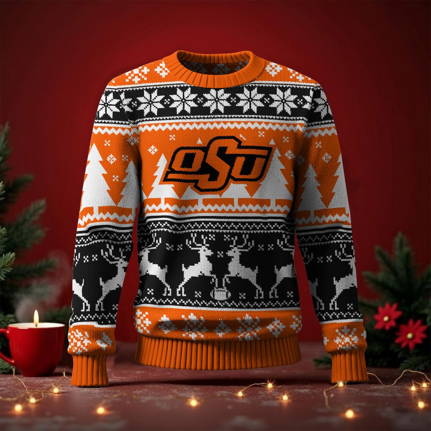 Oklahoma State Cowboys Ugly Sweater