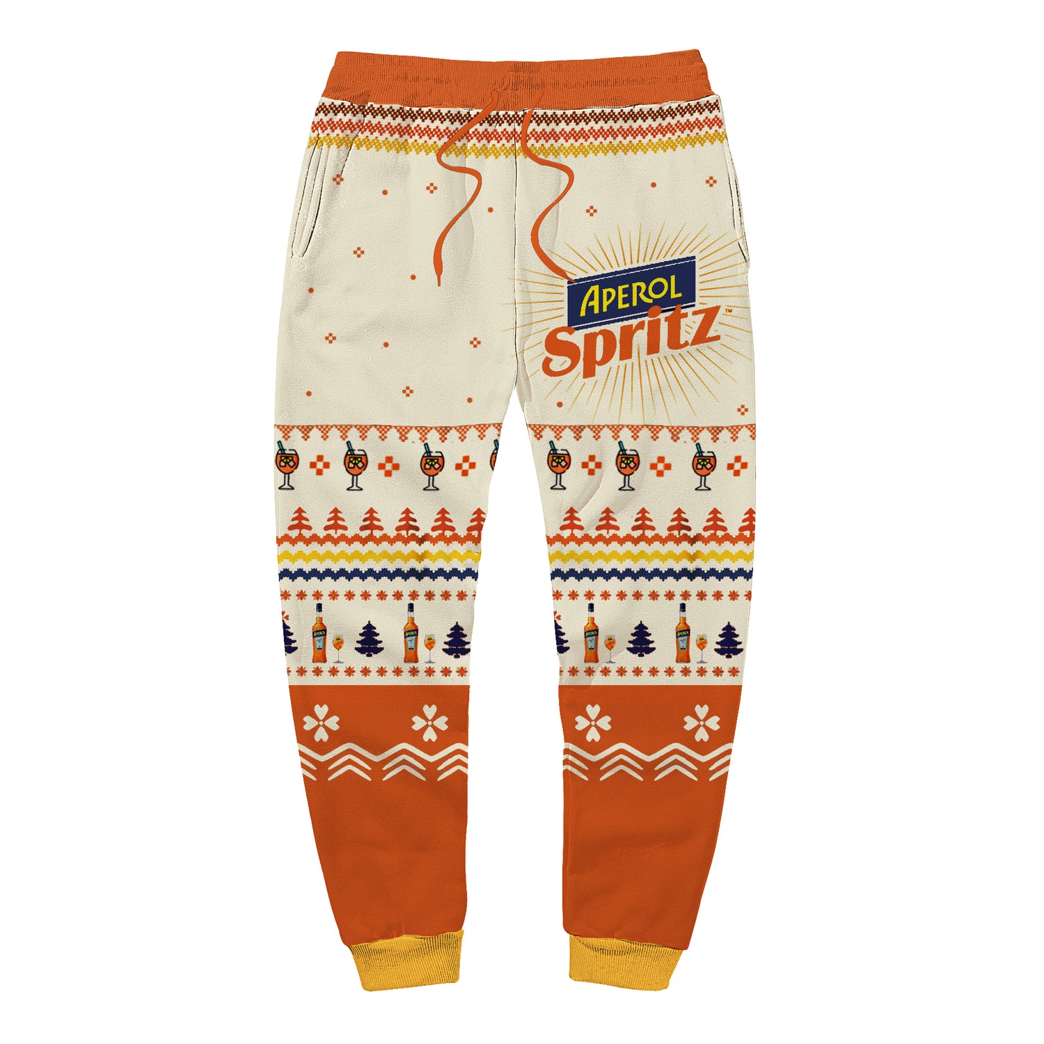 Orange Unisex Ugly Sweatpant