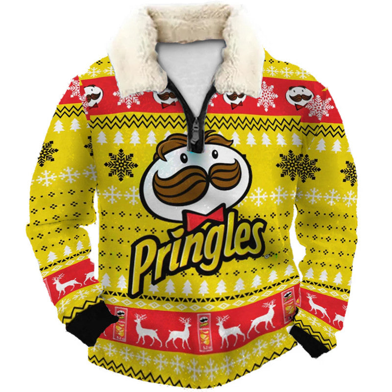 PG & Christmas Ugly Quarter Zip Sweatshirt