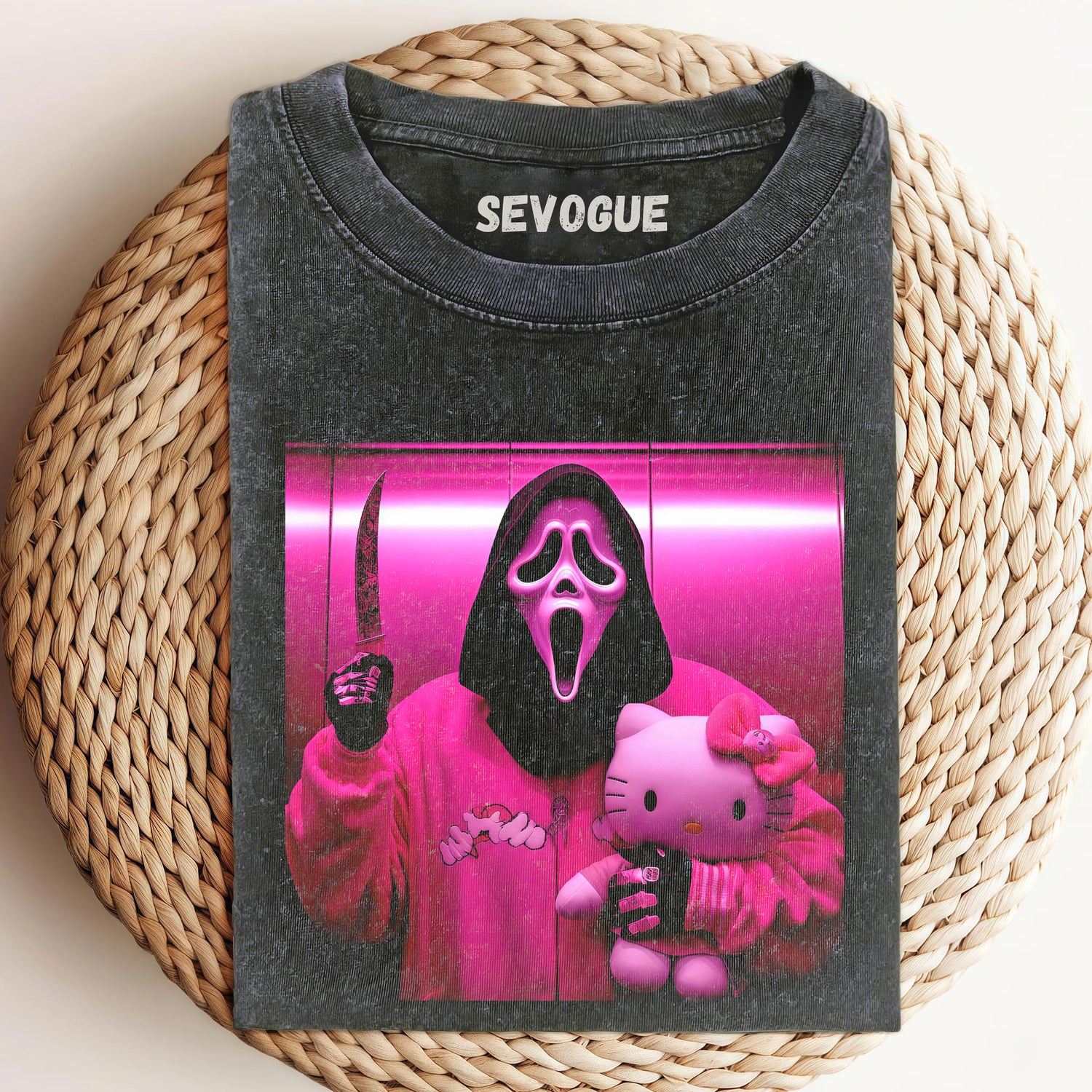 Scream And Hello Kitty Unisex Tee, Sweatshirt & Hoodie