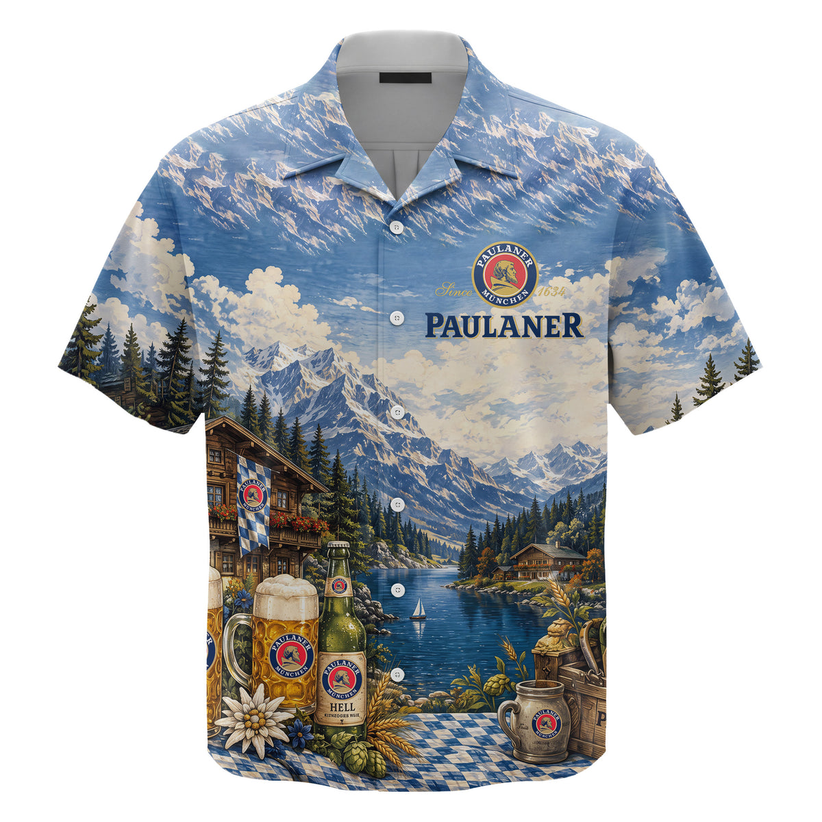 Paulaner Alpen Hawaiian Shirt