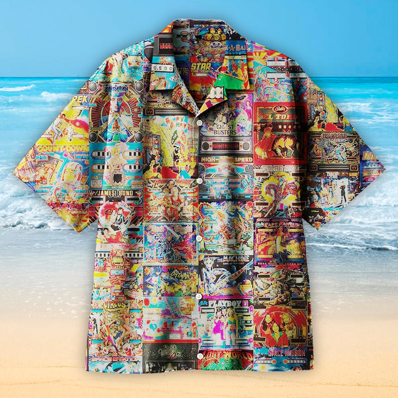 Pinball Parlor Retro Arcade Universal Hawaiian Shirt