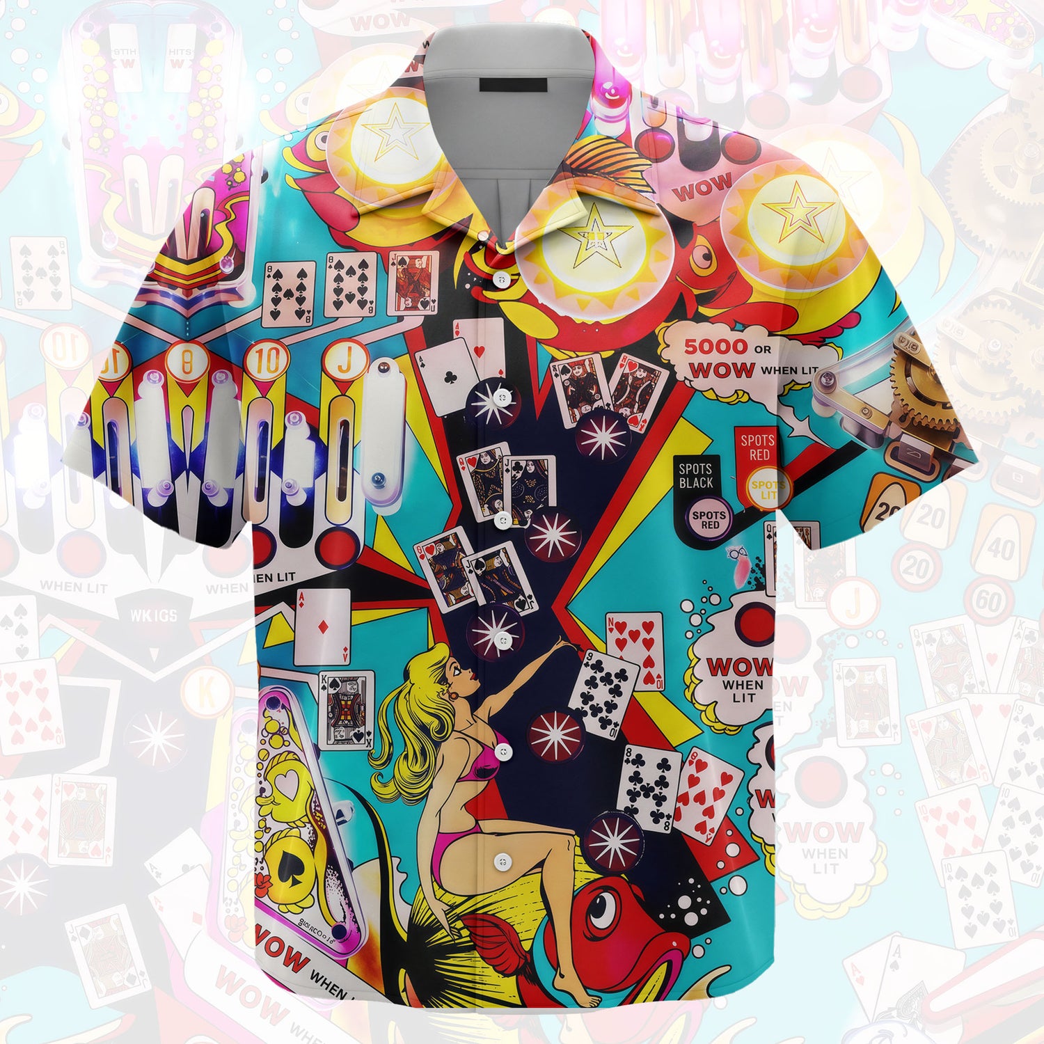 Poker Playfield Unisex Hawaiian Shirt