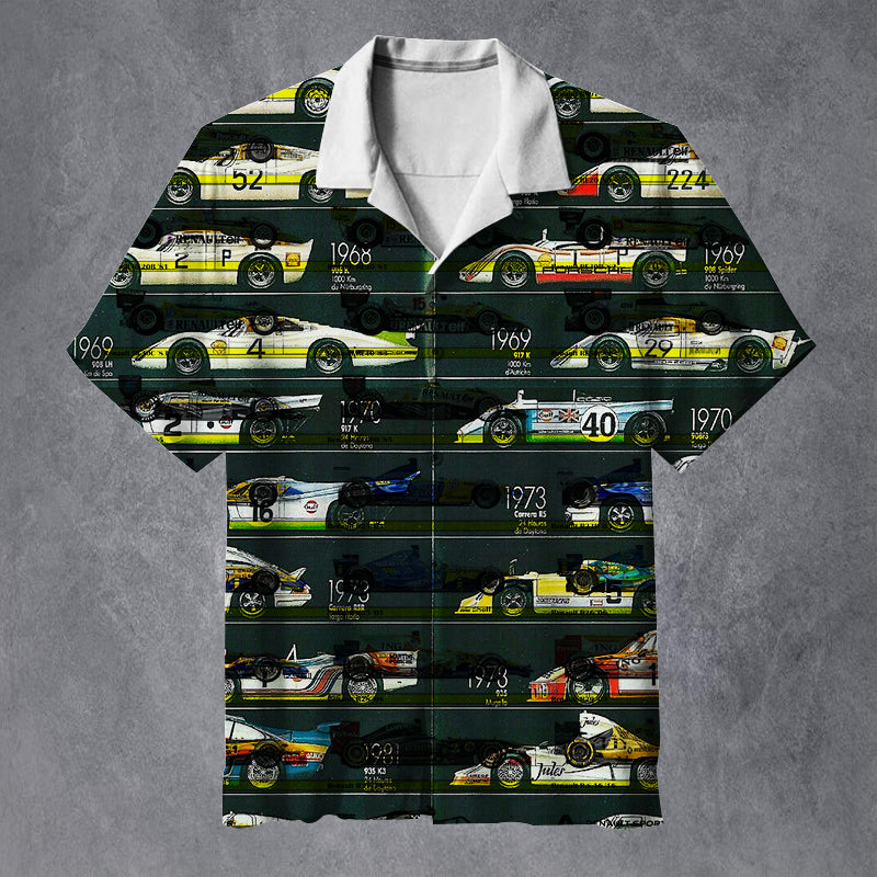 Porsches - 100 Victories Unisex Hawaiian Shirt