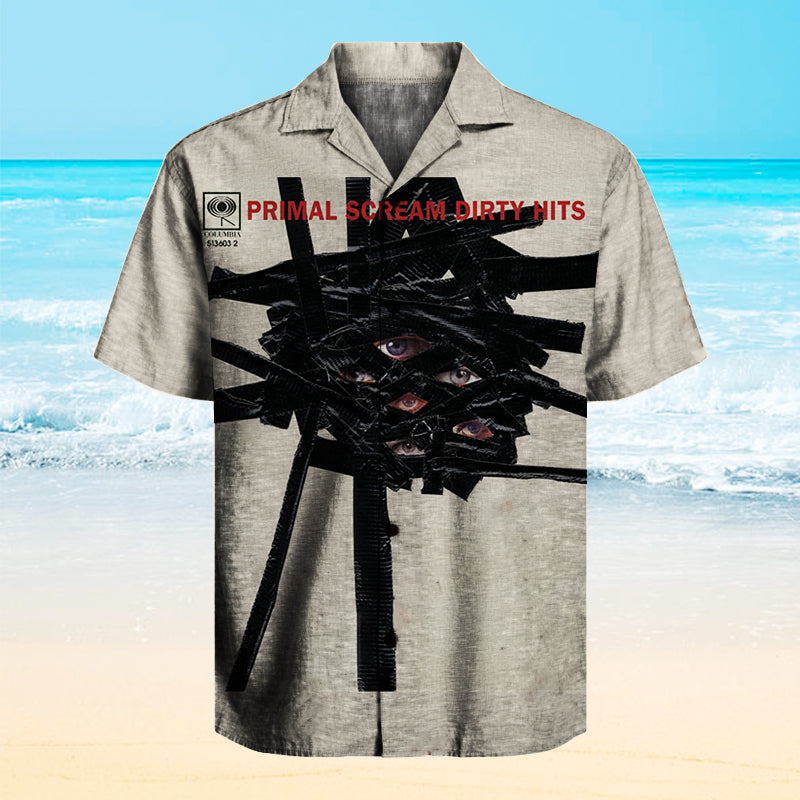 Primal Scream - Dirty Hits Unisex Hawaiian Shirt