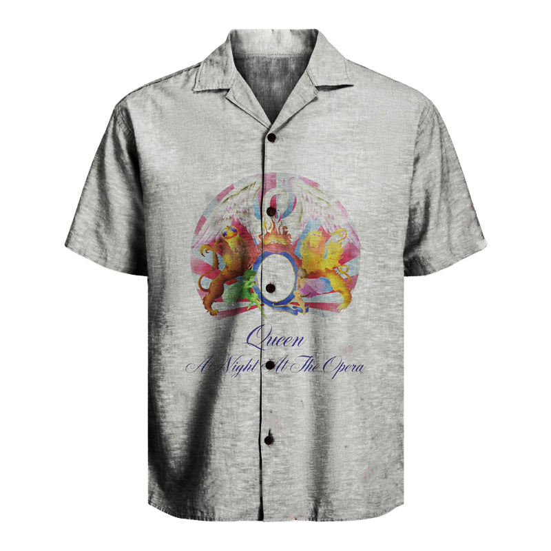 Queen - A Night At The Opera  Unisex Hawaiian Shirt