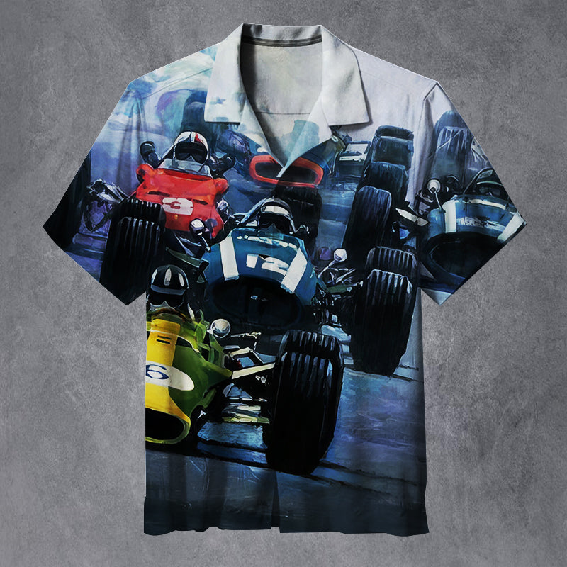 Racing Car Unisex Hawaiian Shirt