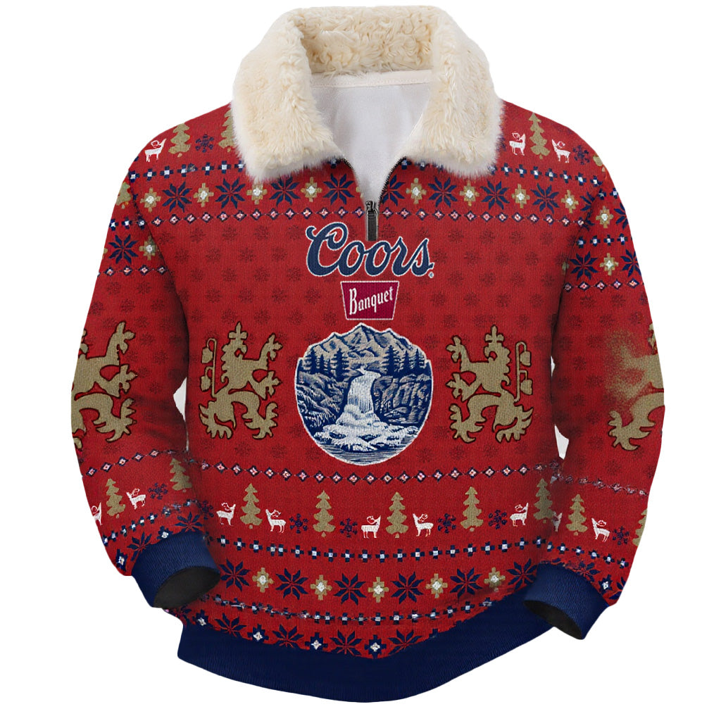 Red & Ugly Quarter Zip Sweatshirt