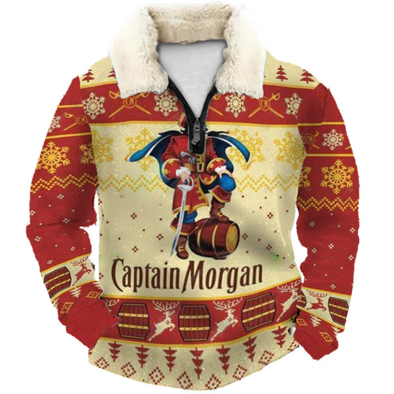 Retro Gold Frost Ugly Quarter Zip Sweatshirt