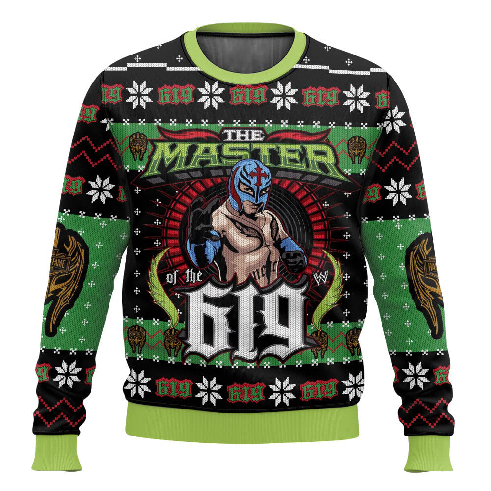 Rey Mysterio The Master Of The 619 WWE Ugly Sweater