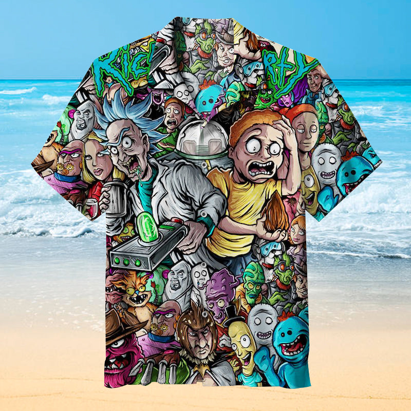 Rick and Morty Hawaiian shirt