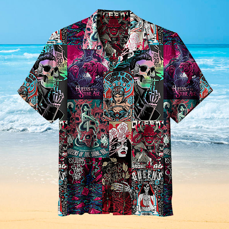 Rock and Roll |Universal Hawaiian Shirt
