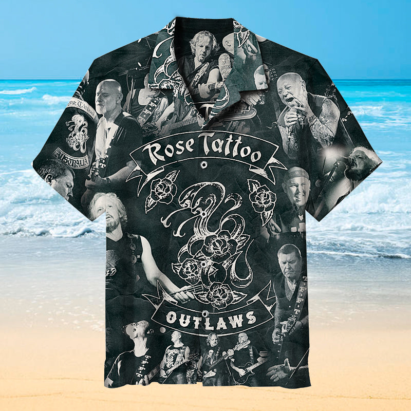 Rose Tattoo - Outlaws Universal Hawaiian Shirt