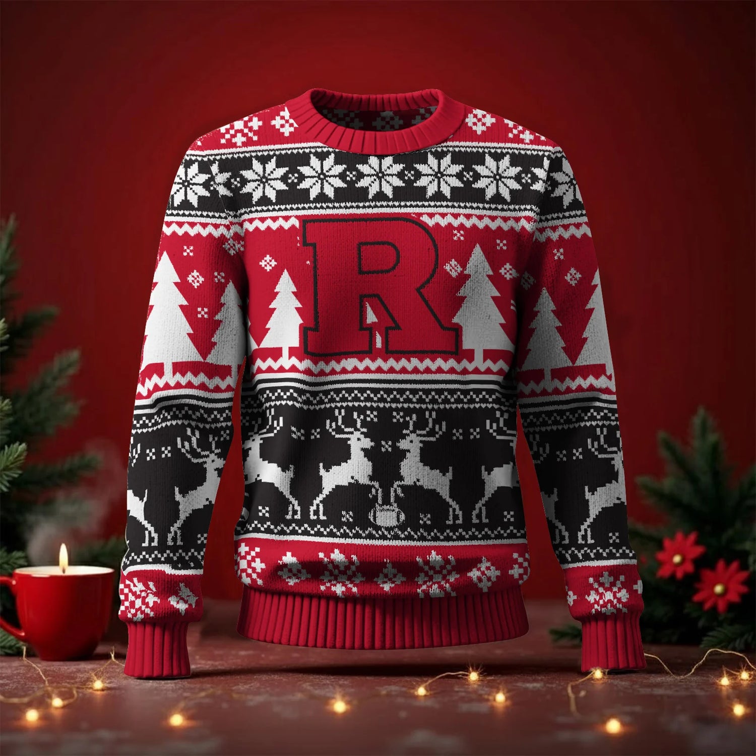 Rutgers Scarlet Knights Ugly Sweater