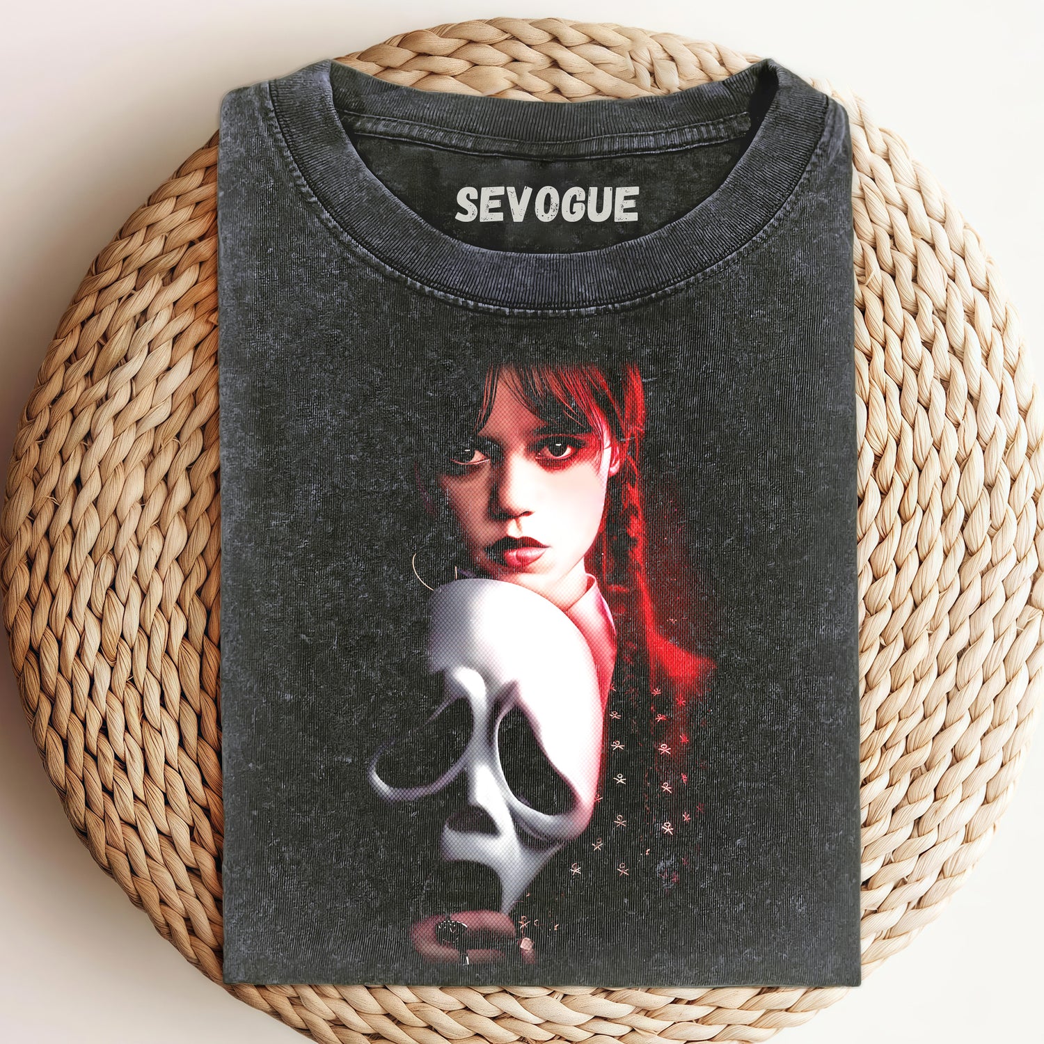 Scream & Wednesday Addams Unisex Tee, Sweatshirt & Hoodie