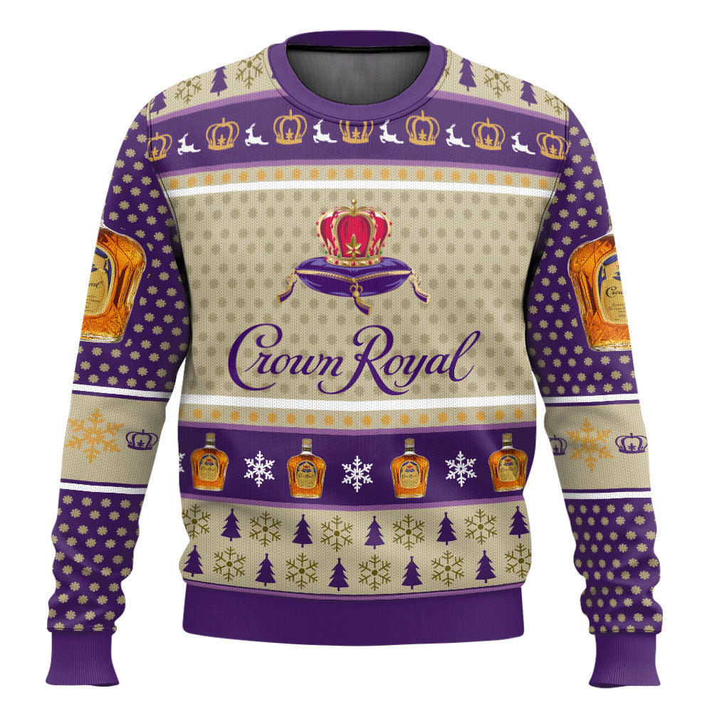 Seagram’s Crown Royal Whisky Ugly Sweater