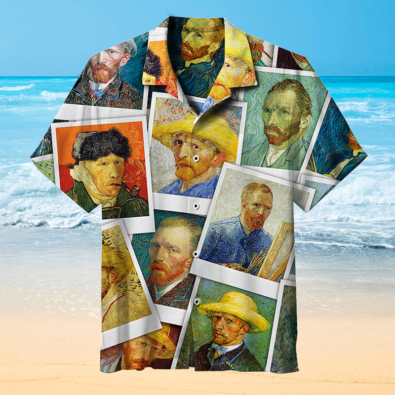 Selfies by Vincent van Gogh Universal Hawaiian Shirt