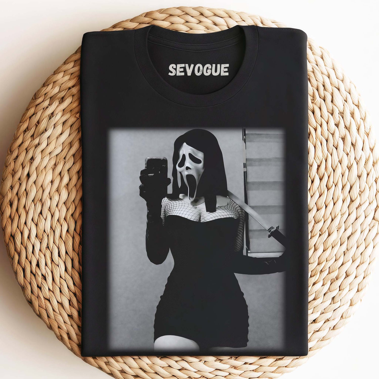 Sexy Ghostface Mask Unisex Tee, Sweatshirt & Hoodie