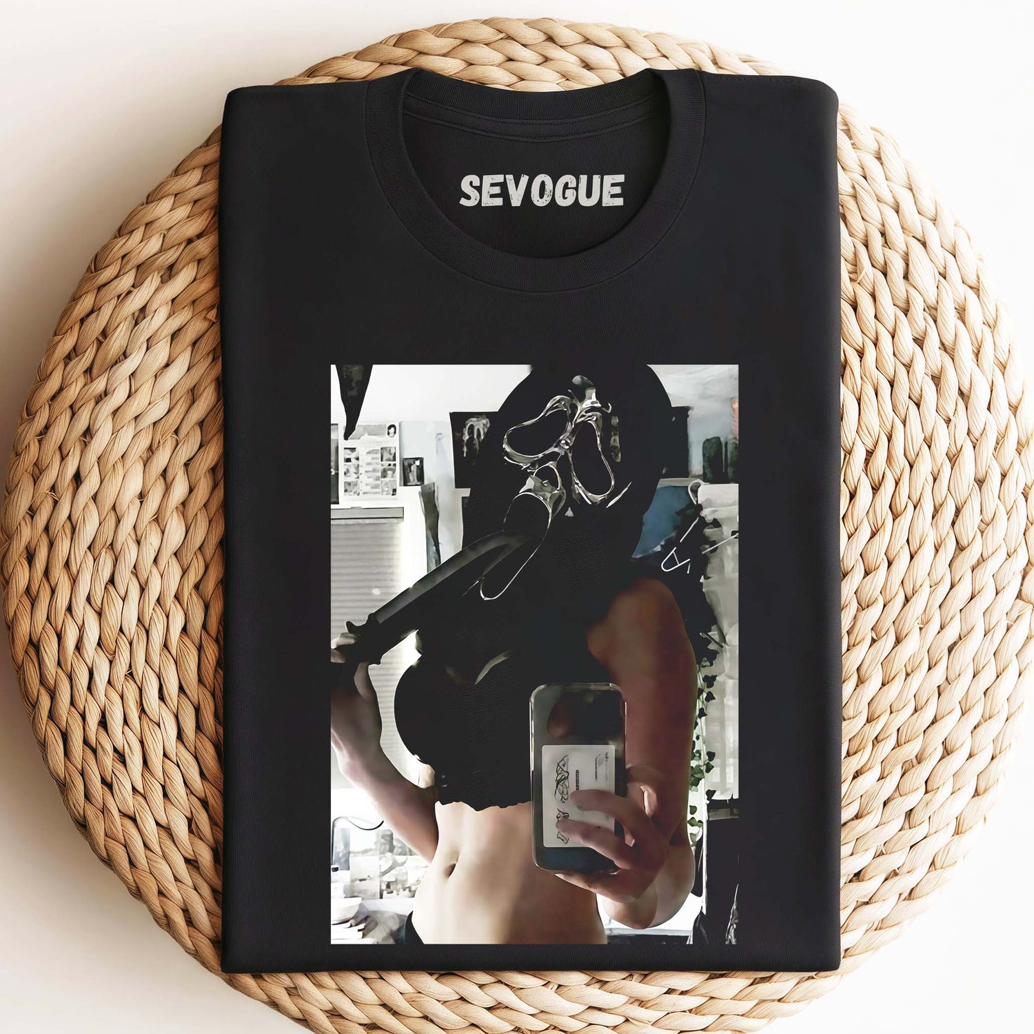 Sexy Scream Mask Unisex Tee, Sweatshirt & Hoodie