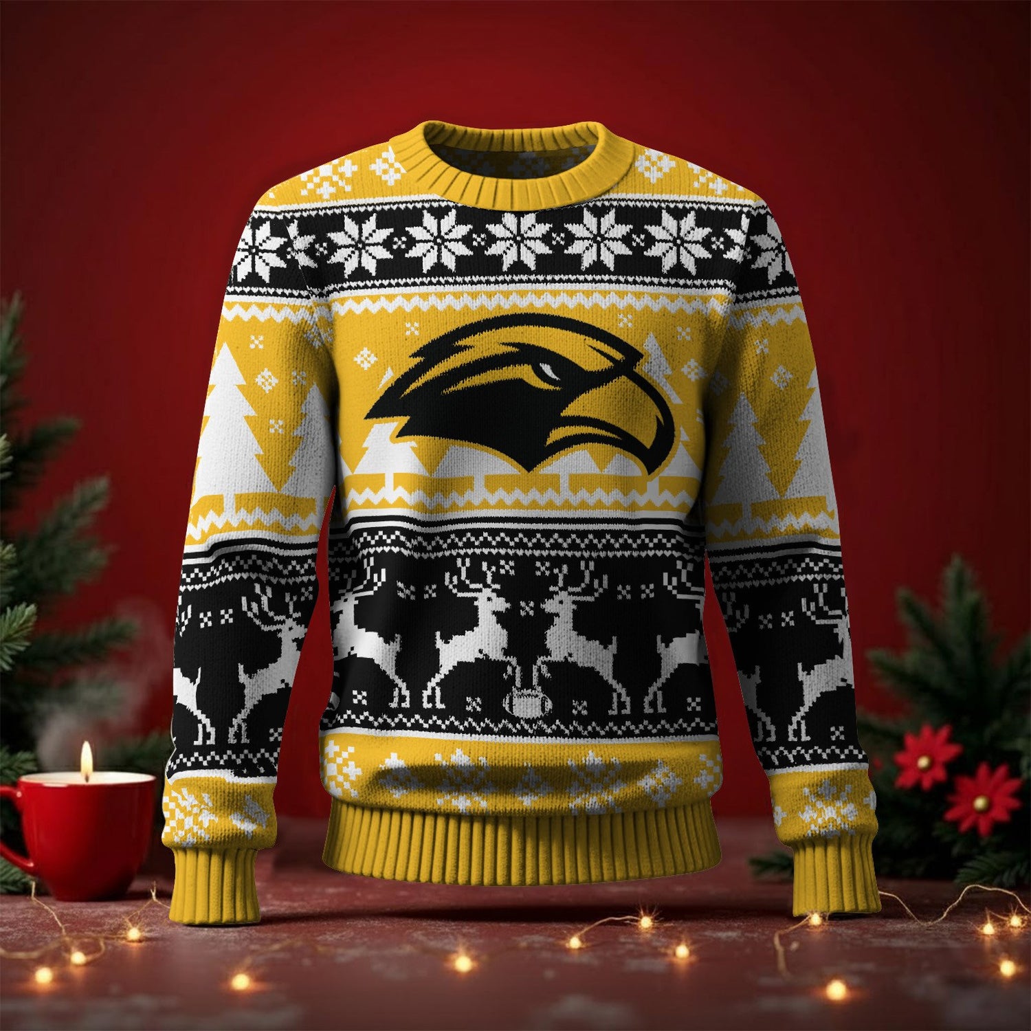 Southern Miss Golden Eagles Ugly Sweater