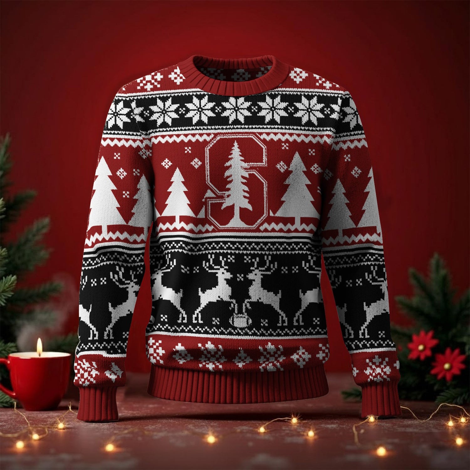 Stanford Cardinal Ugly Sweater