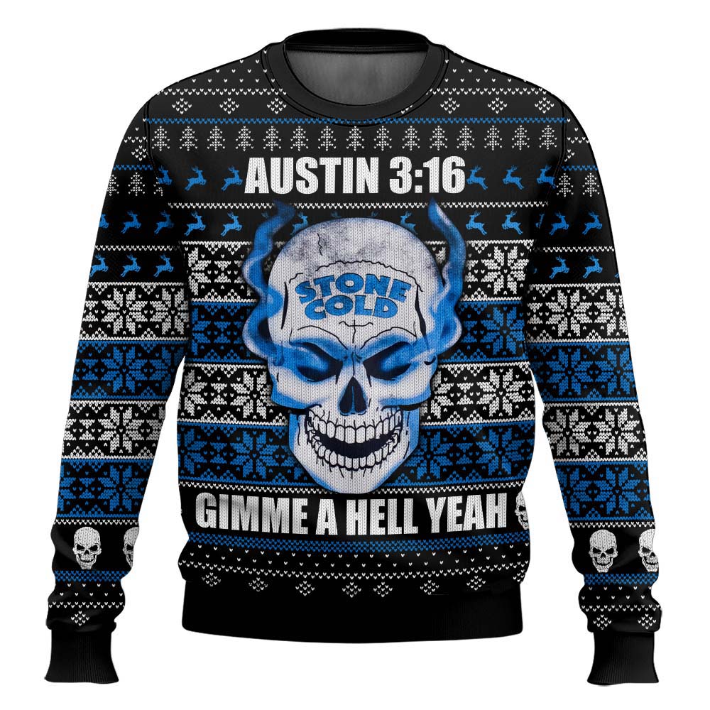 Stone Cold Austin 316 WWE Ugly Sweater