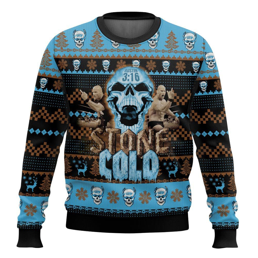 Stone Cold WWE Ugly Sweater