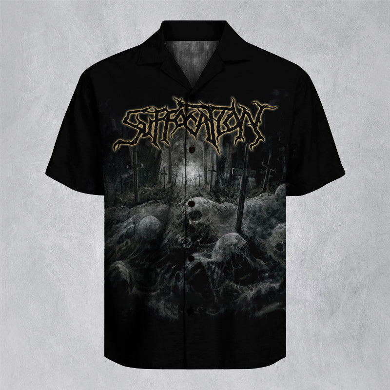Suffocation - Live In North America  Unisex Hawaiian Shirt