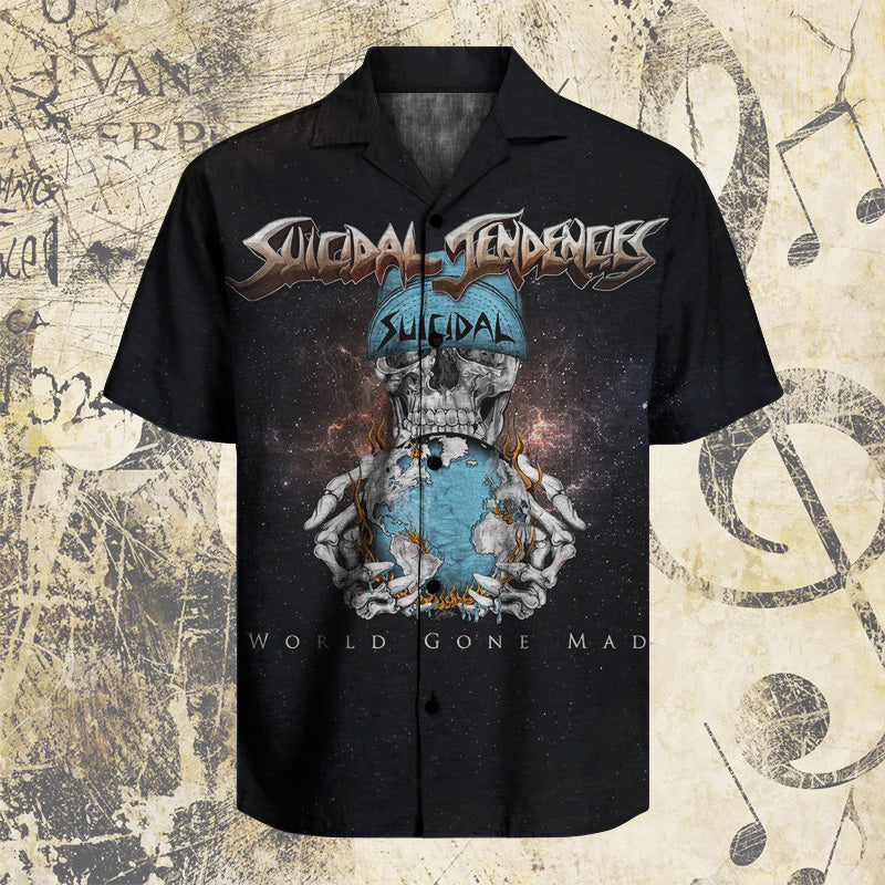 Suicidal Tendencies - World Gone Mad  Unisex Hawaiian Shirt