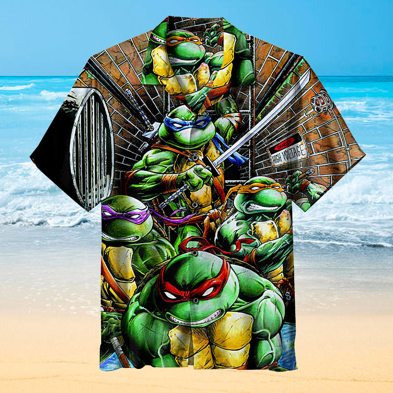 Teenage Mutant Ninja Turtles on the move Universal Hawaiian Shirt