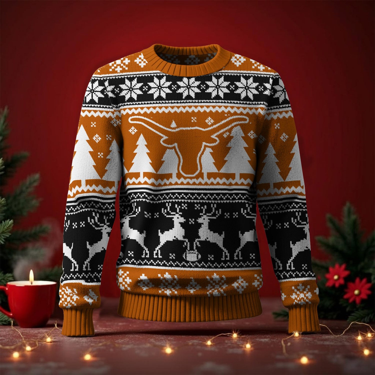 Texas Longhorns Ugly Sweater