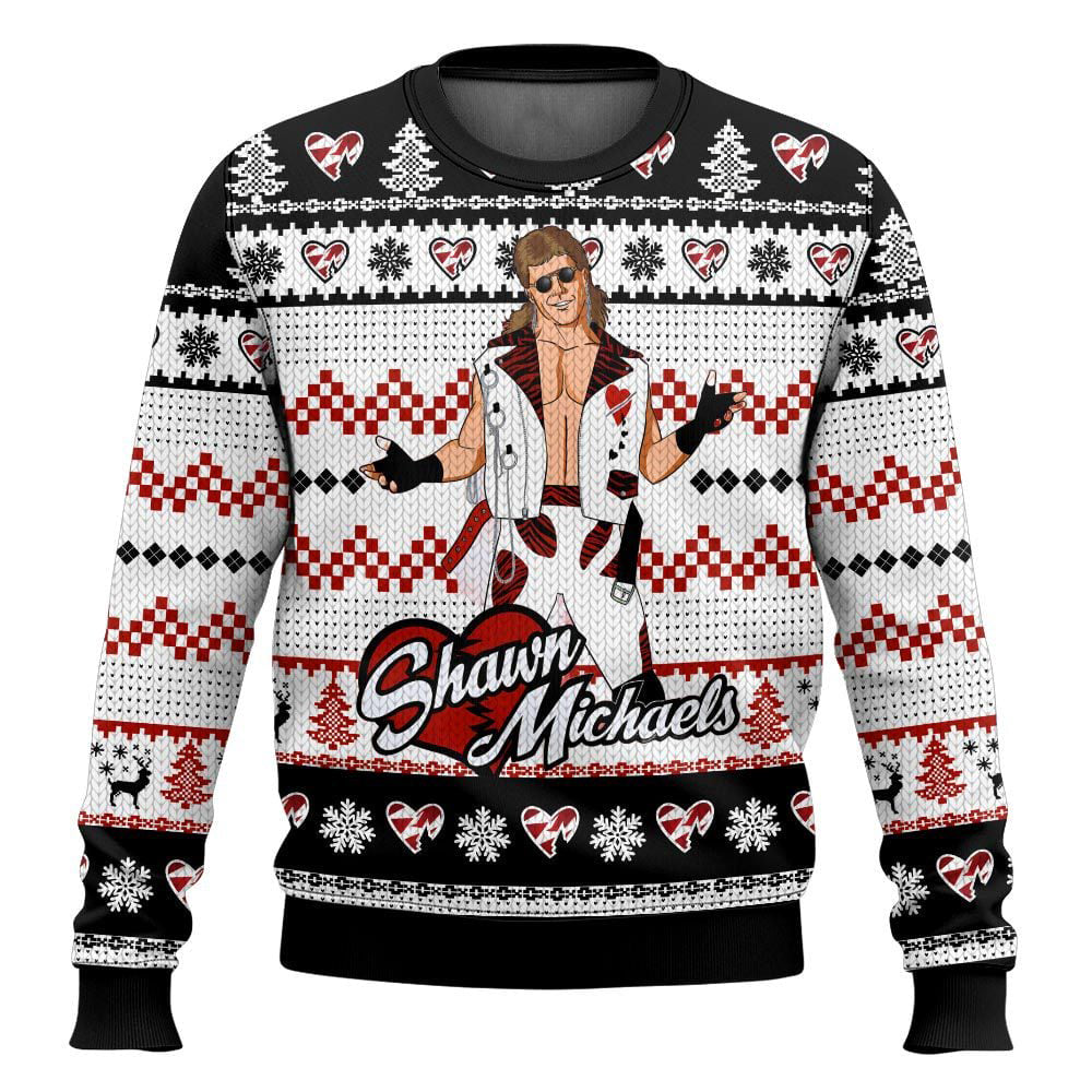The Heartbreak Kid Shawn Michaels WWE Ugly Sweater