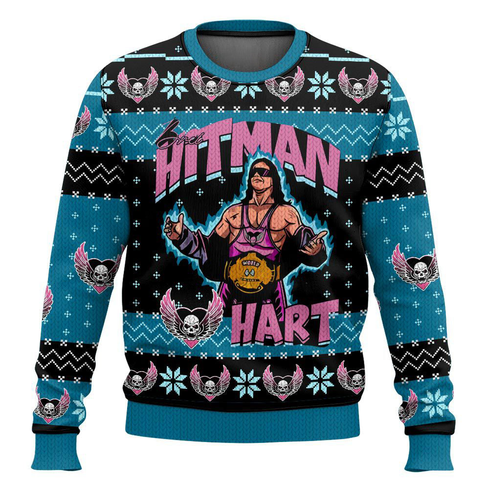 The Hitman Bret Hart WWE Ugly Sweater