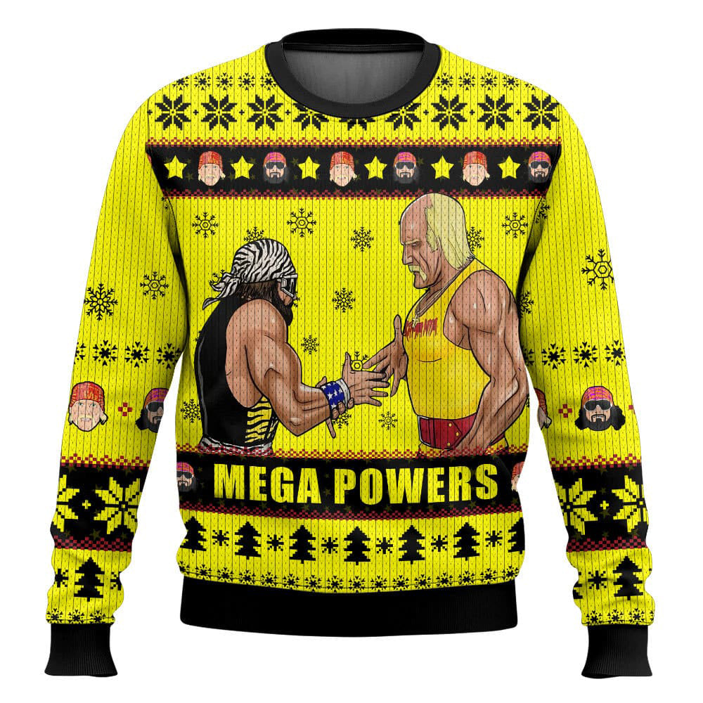 The Mega Powers WWE Ugly Sweater