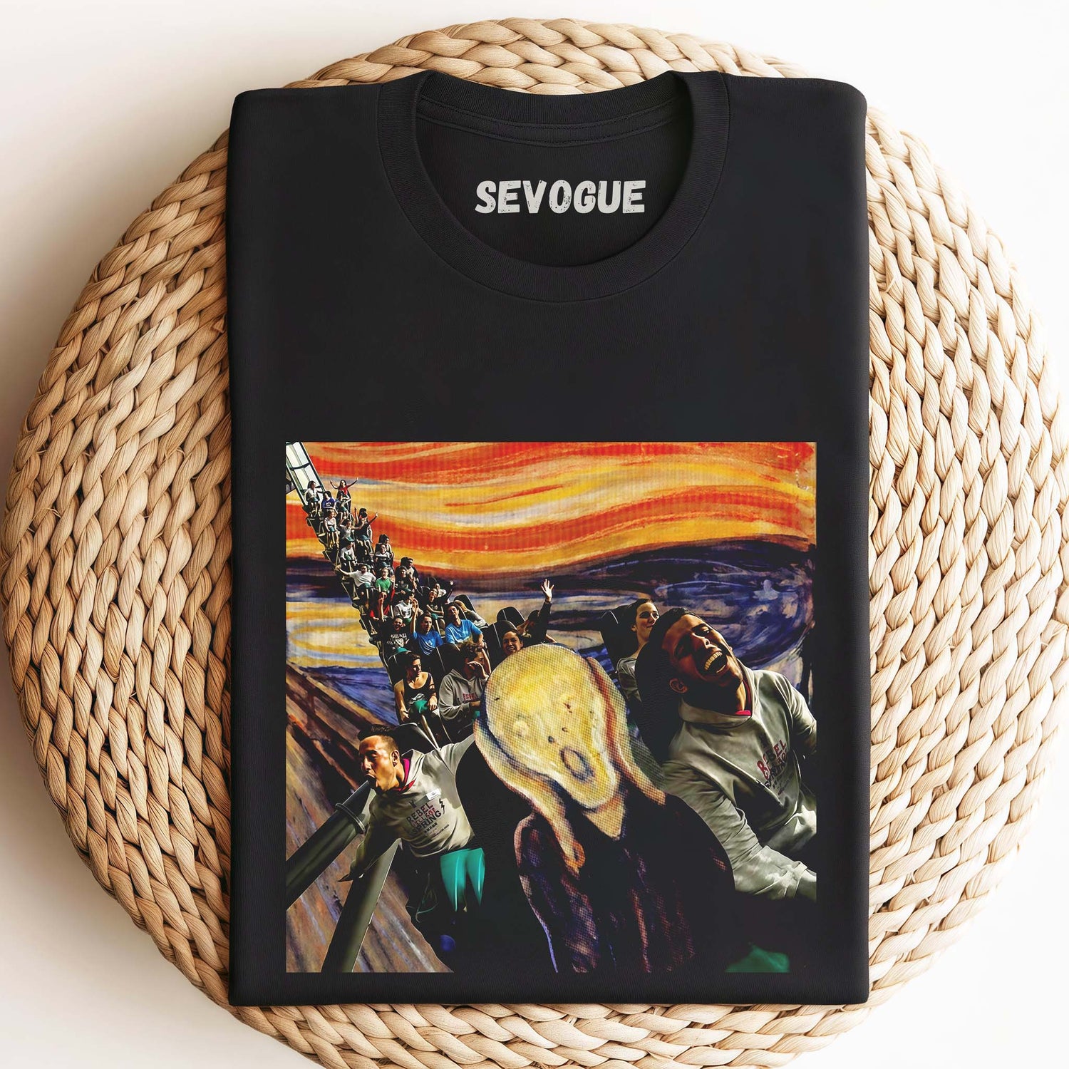The Scream Roller Coaster Unisex Tee, Sweatshirt & Hoodie