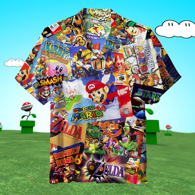 The Nintendo 64 is now 28 Years Old Unisex Hawaiian Shirt