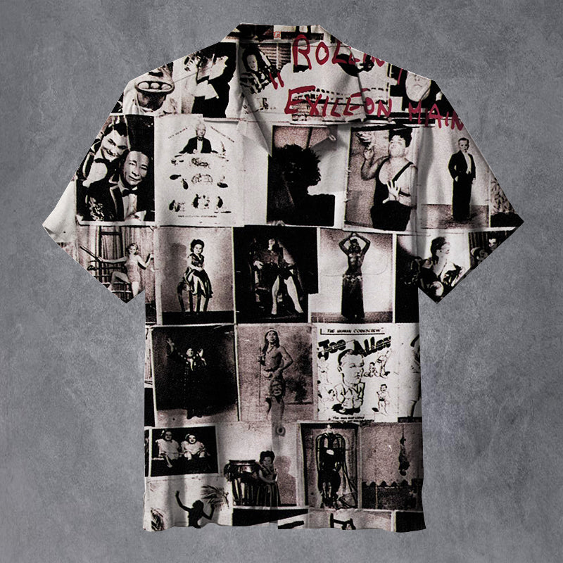 The Rolling Stones - Exile On Main Street Unisex Hawaiian Shirt
