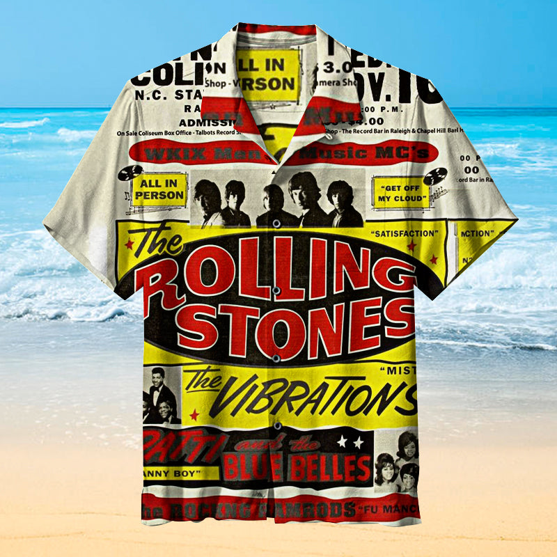 The Rolling Stones - Reynolds Coliseum Universal Hawaiian Shirt