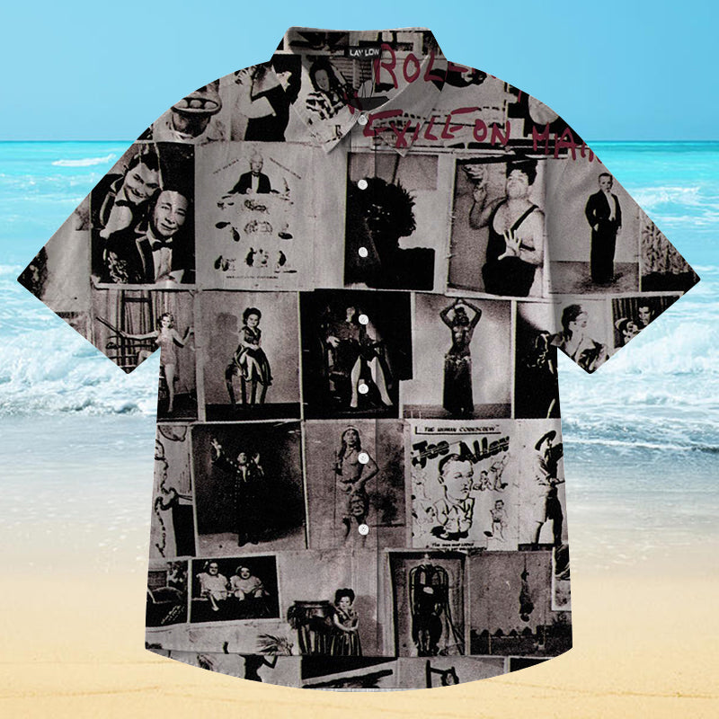 The Rolling Stones Exile On Main Street+Unisex Hawaiian Shirt