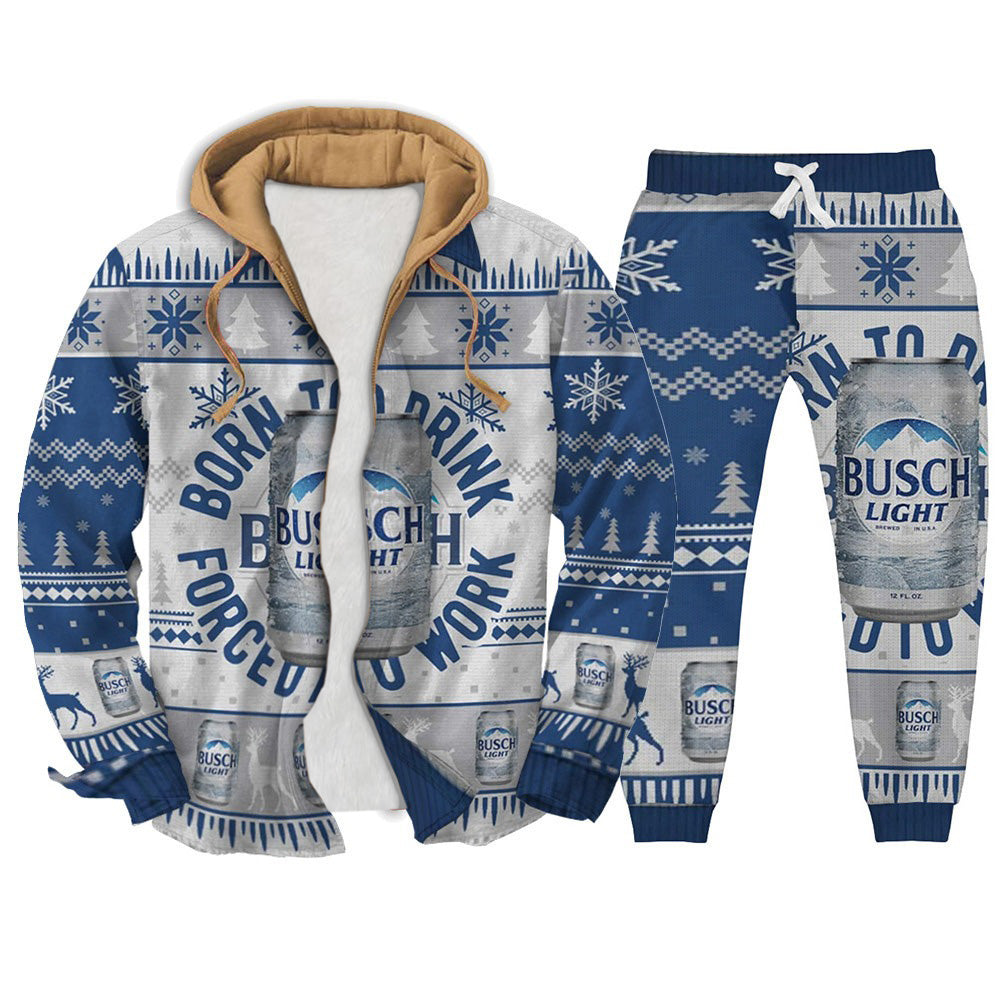 To Relax Holiday Ugly Zip Hoodie & Sweatpant Set