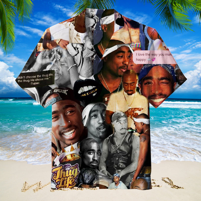 Tupac Shakur Unisex Hawaiian Shirt