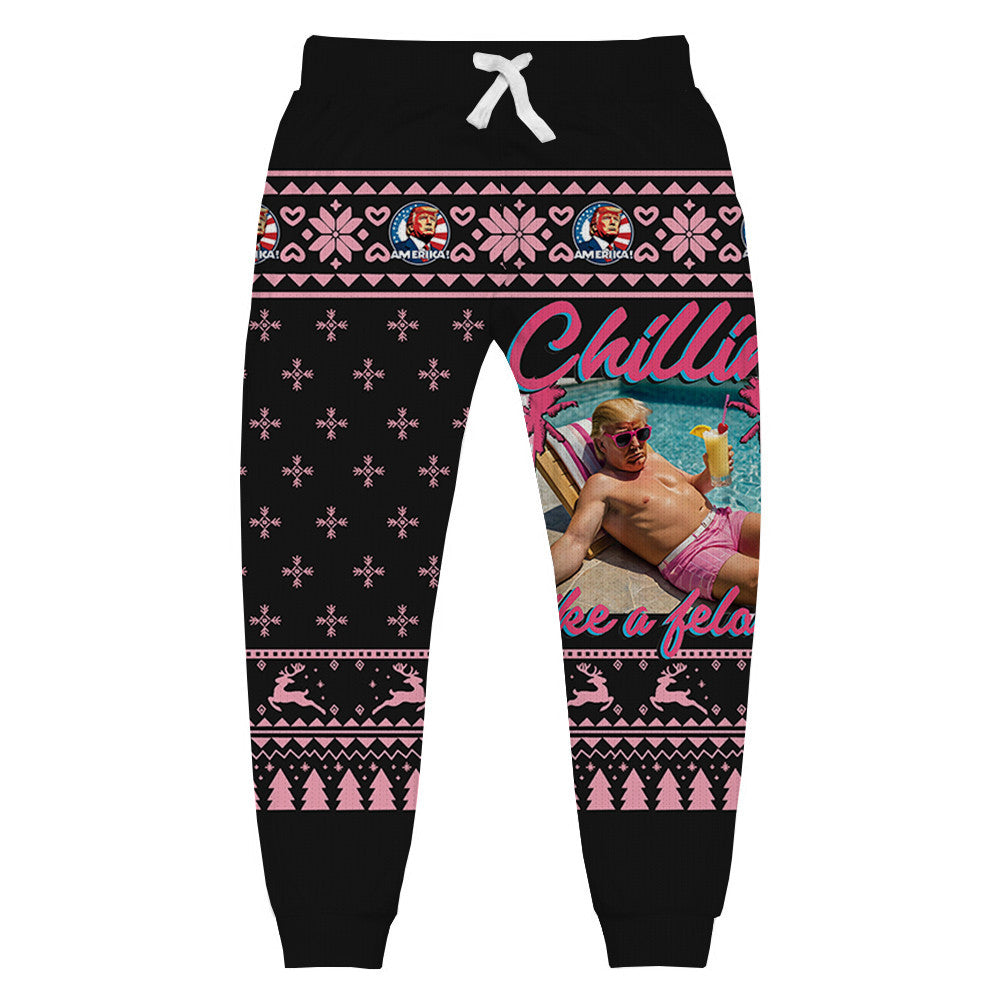 Unisex Ugly Christmas Ugly Sweatpant Style009