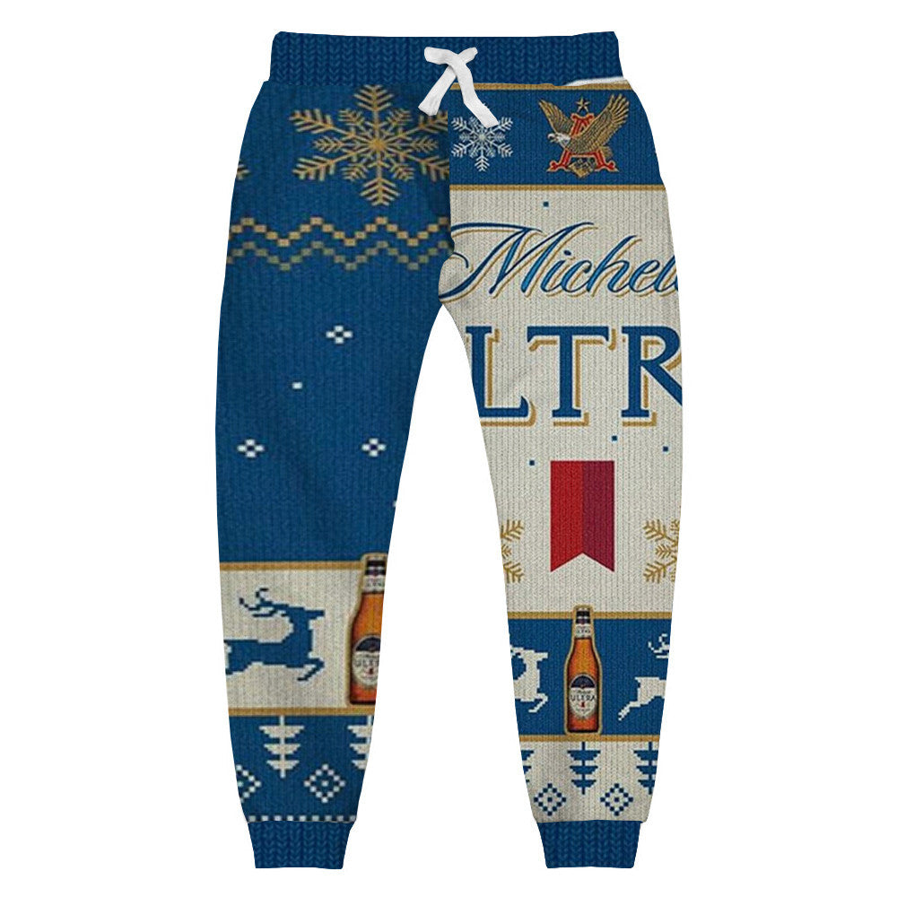 Unisex Ugly Christmas Ugly Sweatpant Style073