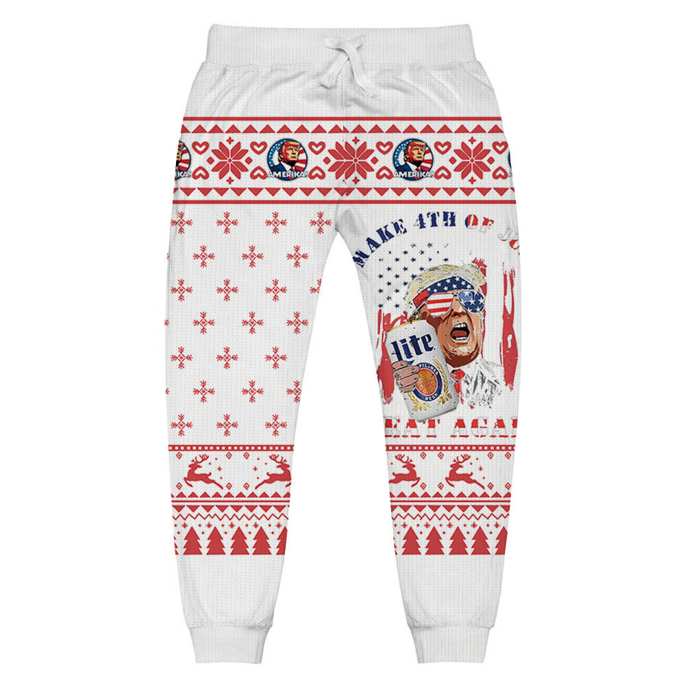 Unisex Ugly Christmas Ugly Sweatpant Style081