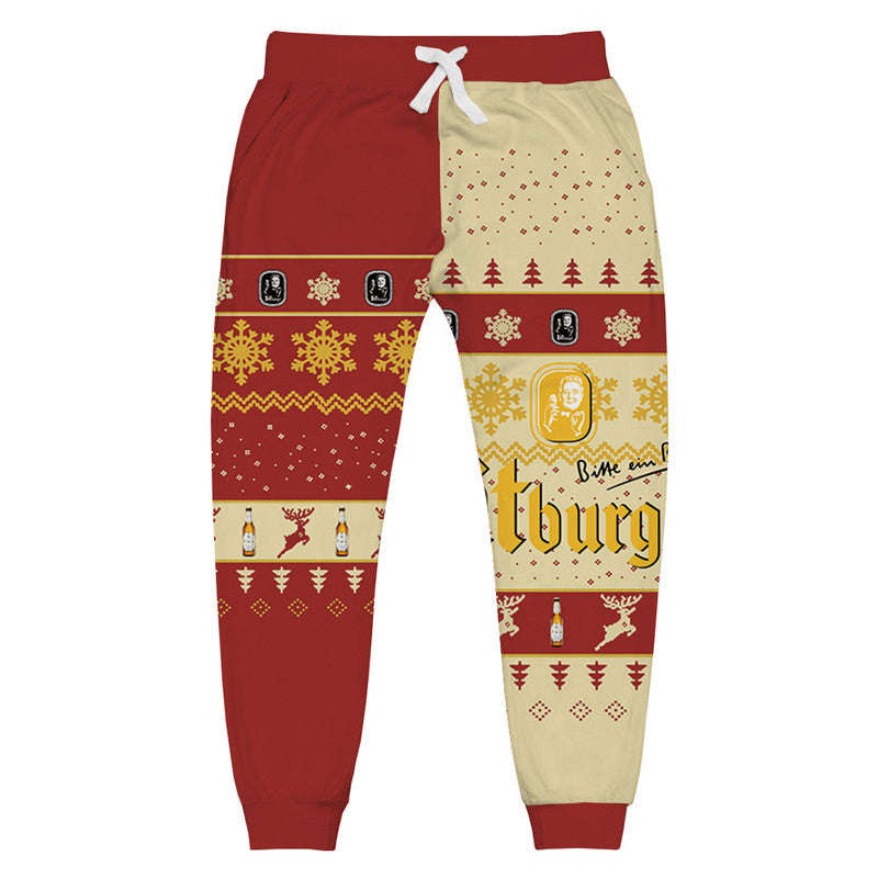 Unisex relaxation Ugly Christmas Ugly Sweatpant Style047